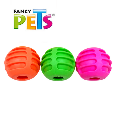 FANCY PETS® Pelota de Caucho Acanalada de 6.5 cm - Smart Dogs México